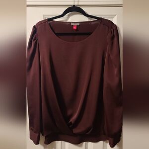 Vince Camuto Rich Burgundy Blouse